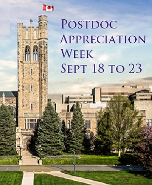 Postdoc Appreciation Week Sept 18 to 23rd